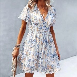 Floral summer dress (Shein)